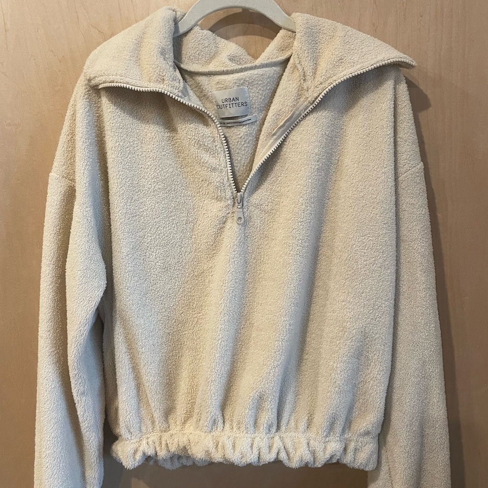 Urban outfitters fleece quarter zip